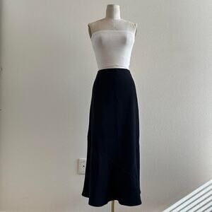 Vintage White Stag black velvet maxi skirt size 14